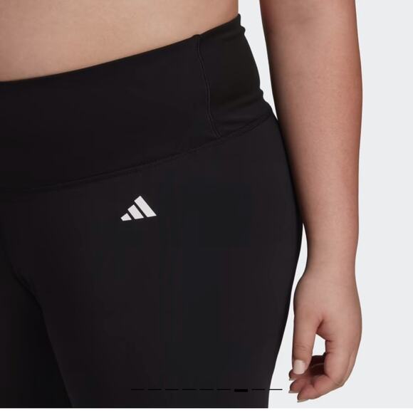 NEW Adidas Leggings Plus Size 7/8 Length Black Running Workout Womens Size 1X - Picture 6 of 9